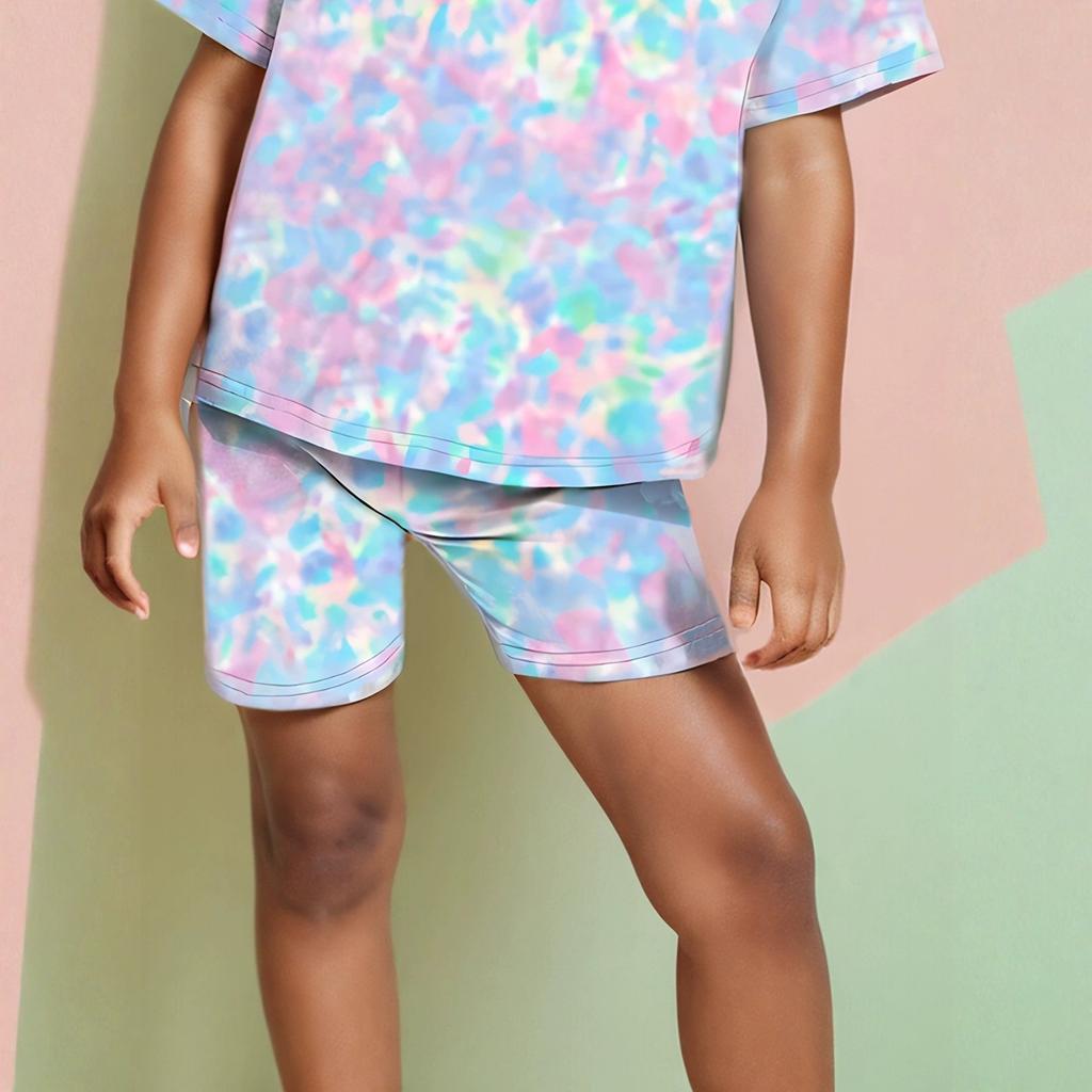 Kids Casual Stylish Two-Piece Set With Flare Leggings