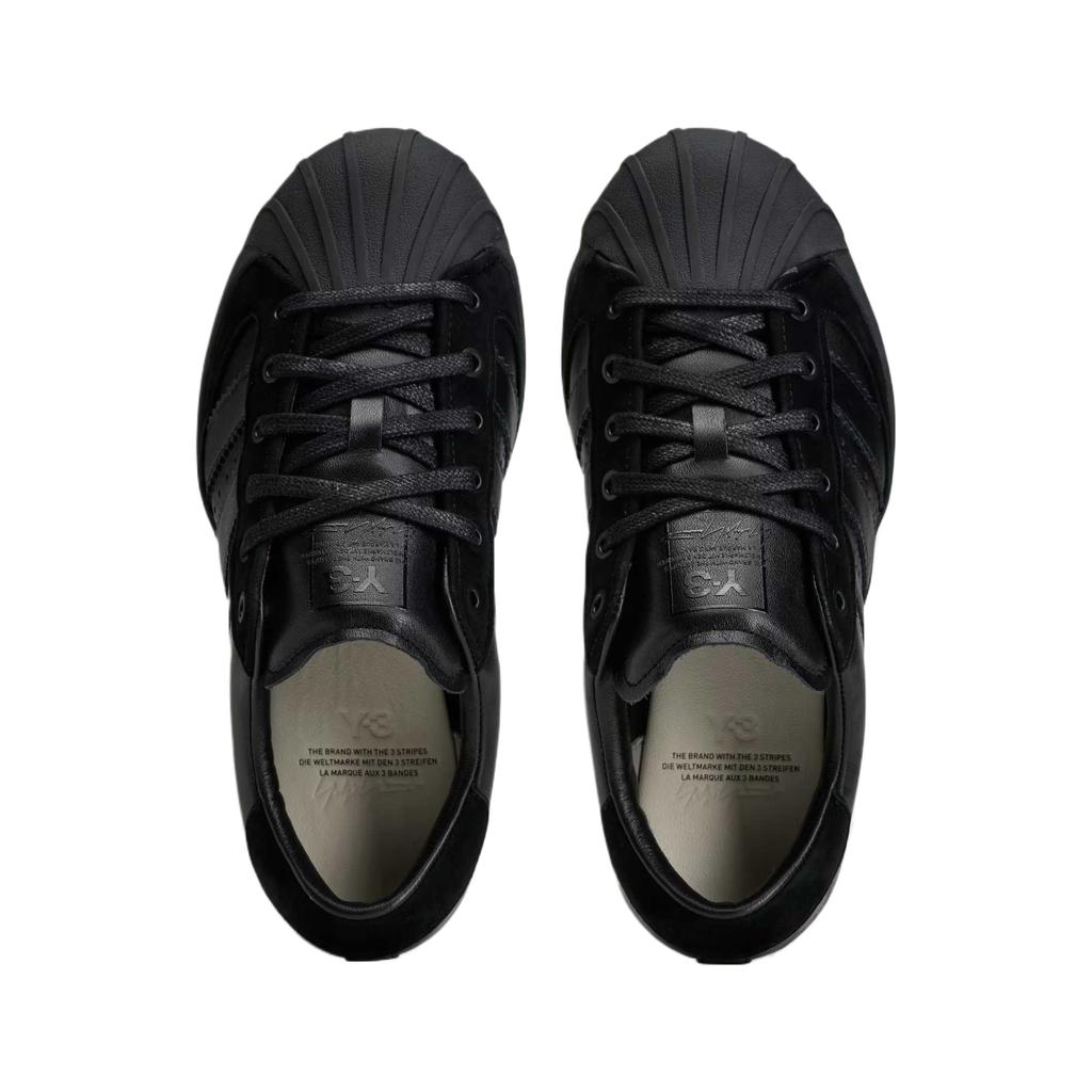 Men's Sneakers adidas Y-3 SUPERSTAR Skate Shoes Unisex Low-top Black/Black/Black
