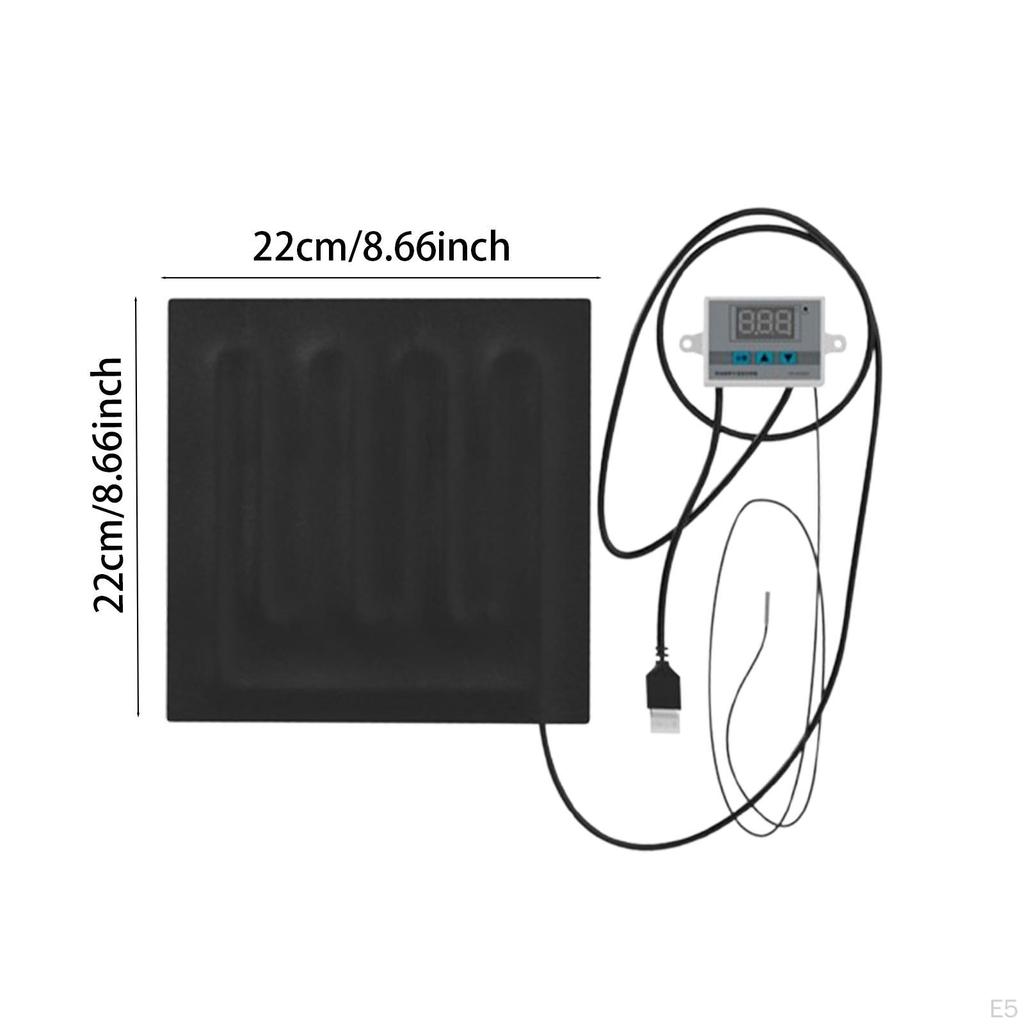 Digital Thermostat Controlled Heating Pad for Reptiles, Ideal Geckos and Frogs
