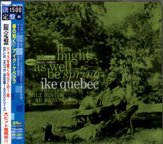 

CD IKE QUEBEC - It Might As Well Be Spring TOCJ6485 Blue Note 2005 Japan Jazz Used