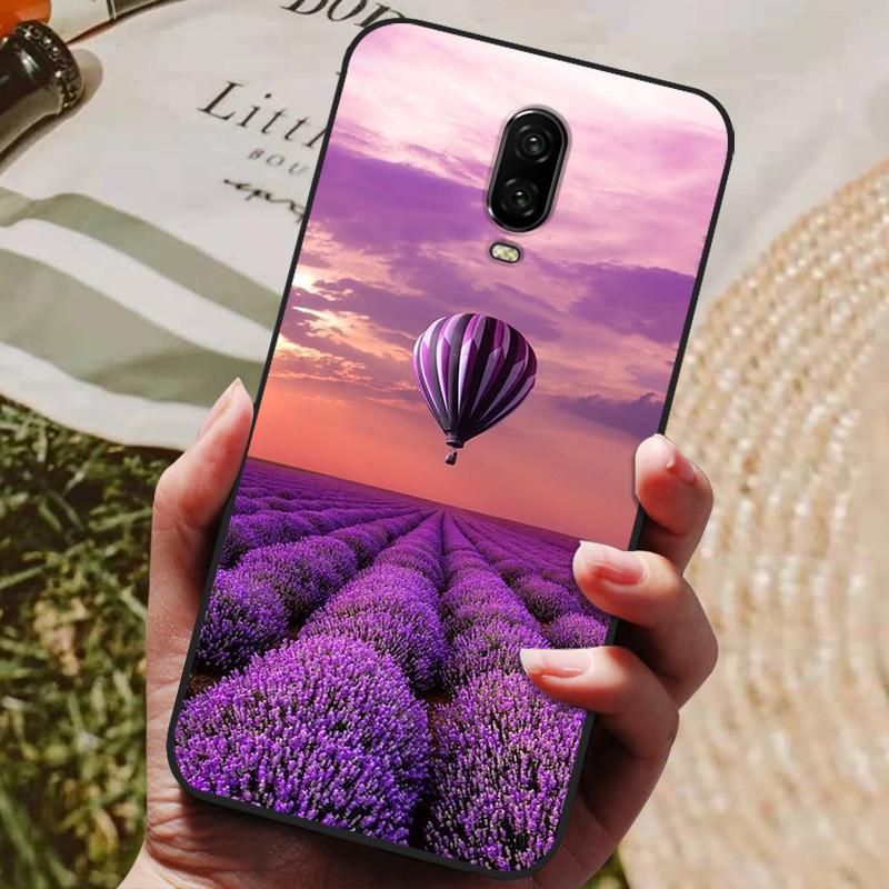 For Oneplus 6 6T Case Silicone Soft TPU Back Cover Phone Case For One Plus Oneplus 6t 6 T Case Black Cover Coque Fundas Capa