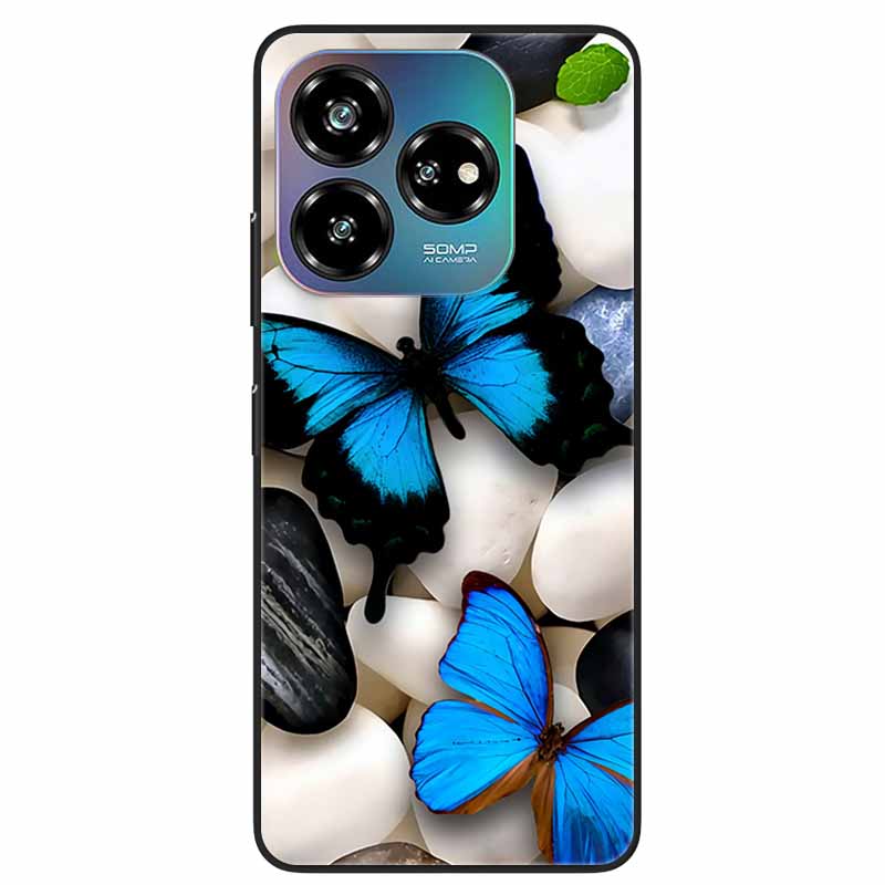 For ZTE Blade V60 Design 4G Case Soft TPU Silicone Back Cover for ZTE Blade V60 Vita / Nubia V60 Design Phone Cases Black Shells