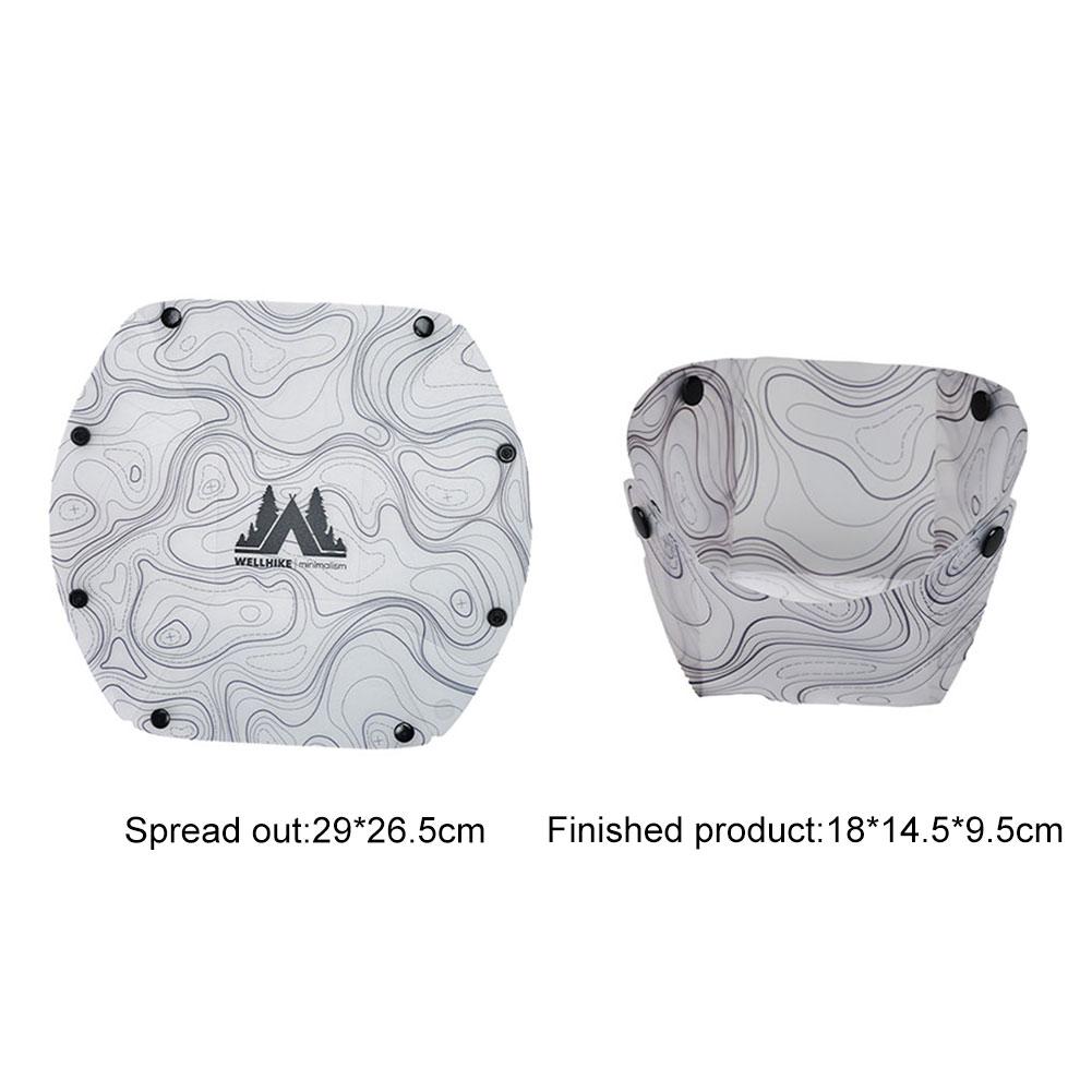 Outdoor Lightweight Folding Tableware Portable Bowl Dinner Plate Coffee Filter Funnel Water Cup Multi-purpose Camping Tableware