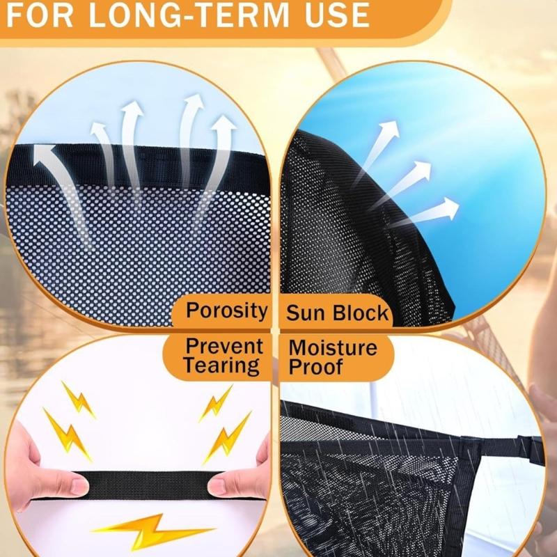 Boat Storage Bag For Fishing Equipment Life Vest Organization Adjustable Design With Ventilated Mesh Panels Waterproof