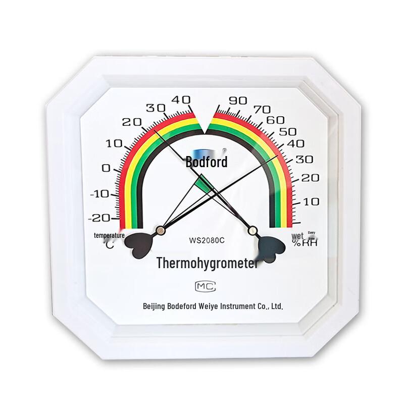 BODEFO WS2080C Octagonal Pointer Thermohygrometer