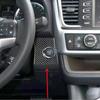 Carbon Fiber Car Start Button Steering Wheel Cover Trim Strips Stickers For Toyota Highlander Car Styling Interior
