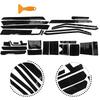 Accessories Car Interior Decals Cover Car Interior Cover Trim Sticker Waterproof Exterior Mouldings Trim Vehicle