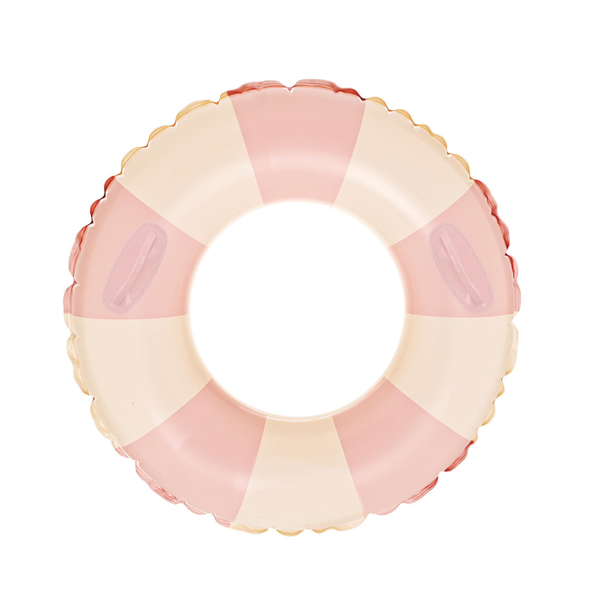 

ДИНЕТТА для Воды и Бассейна с Поплавком, Круглая, Плавательная, Игровая, (Розовый в полоску, Ручка, 120#)