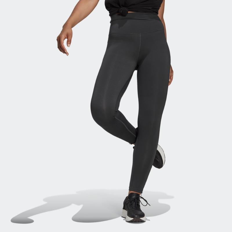 Adidas New 78 Tig High Waist Elastic Tight Fitness Pants Women Bottoms Black HM2893