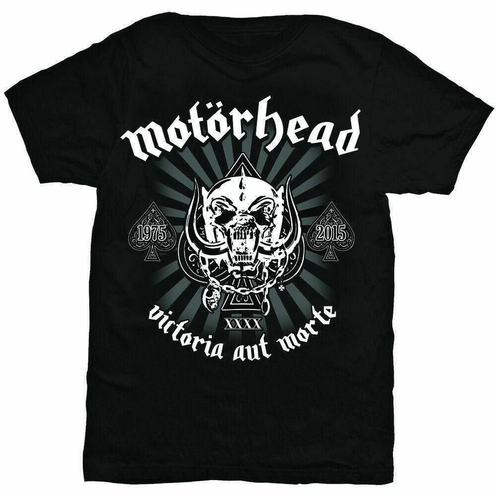 Official Motorhead Victoria Unisexs Black T Shirt Motorhead Tee