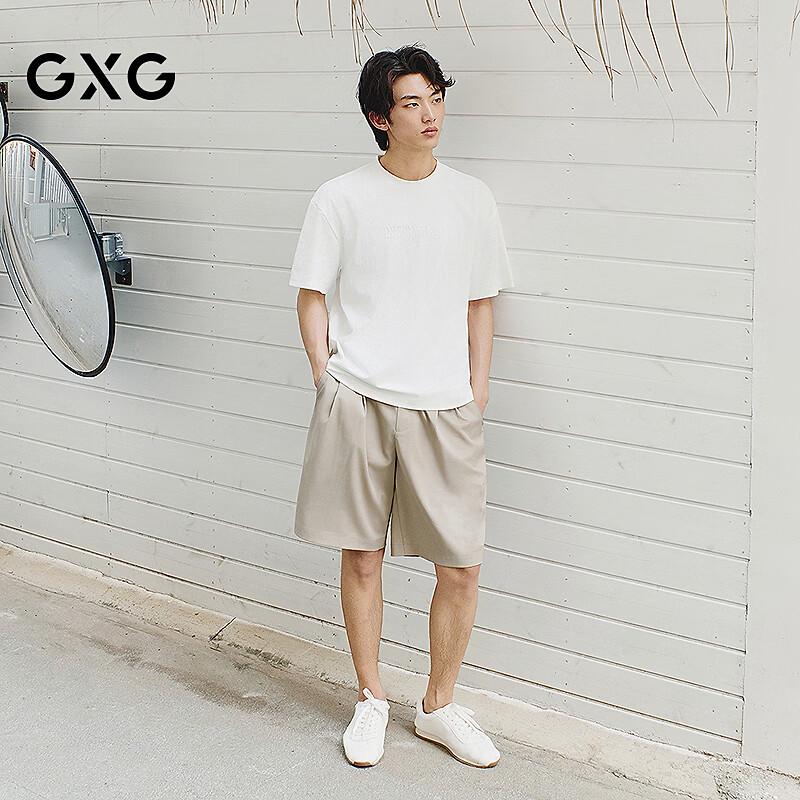 GXG Men's Textured Round Neck Short Sleeve T-Shirt