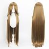 Parrucca Cosplay Lunga Dritta 100CM Multicolore Rosa Biondo Nero Parrucca Costume Anime Parrucca Cos Sintetica Universale Parrucca per Uso Quotidiano Feste