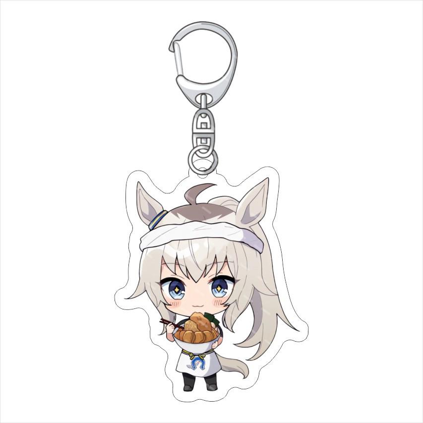 Uma Musume Grauer Aschenputtel Acryl Schlüsselanhänger Anhänger