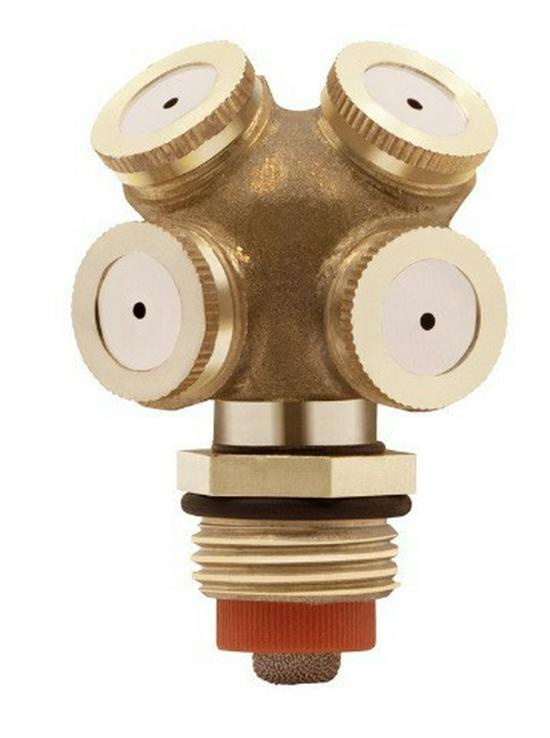 Copper Agricultural Sprayer Nozzle for Garden Seedling, Dust Removal, Cooling, and Pesticide Application with Single/Double Spray Option
