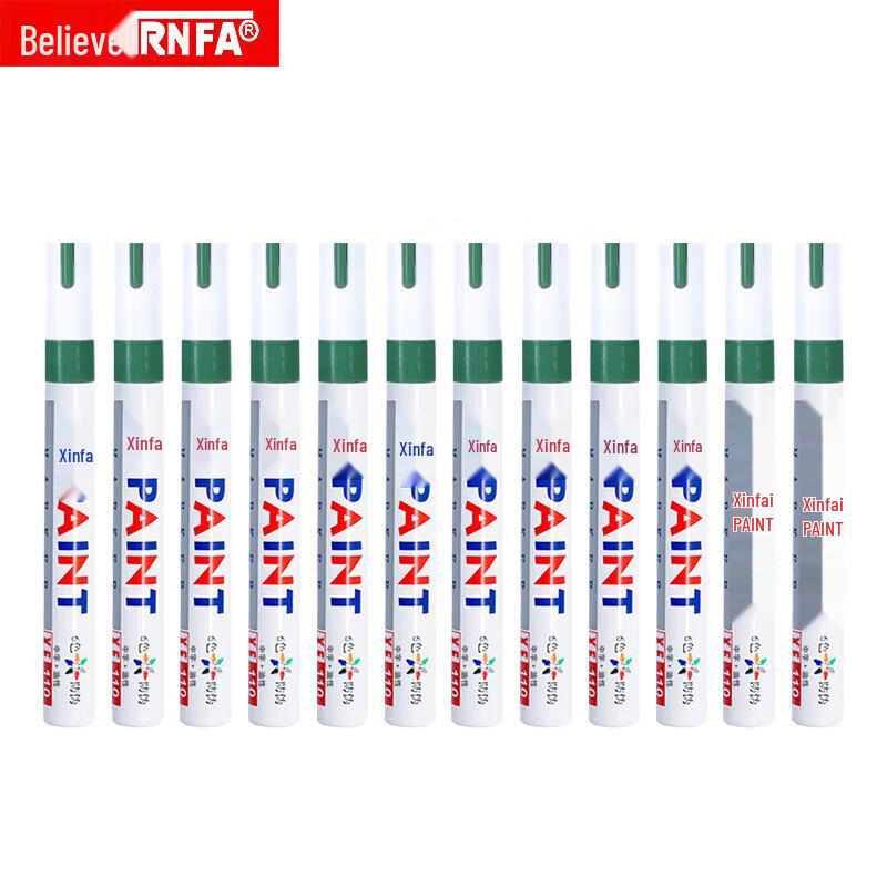 Xinfa TN-110 Large Tip Oil-Based Paint Marker Pen зелёный