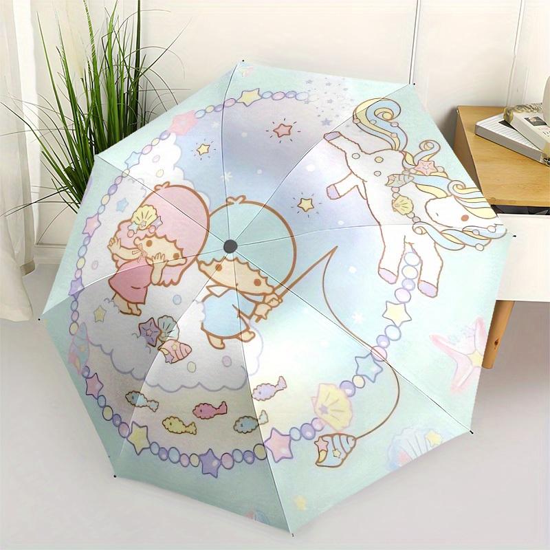 

1pc Magical Ocean Adventure Umbrella with Plastic Handle,Suitable for All Seasons Home Travel Outdoor UmbrellaSanlio263