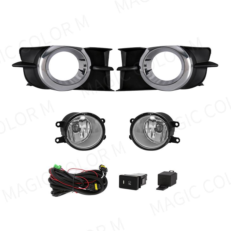 Led Fog Light For Toyota  2009 2010 2011 2012 Halogen Car Fog Kit Bumper Lamp Daytime Running Light DRL Daylight Accessories