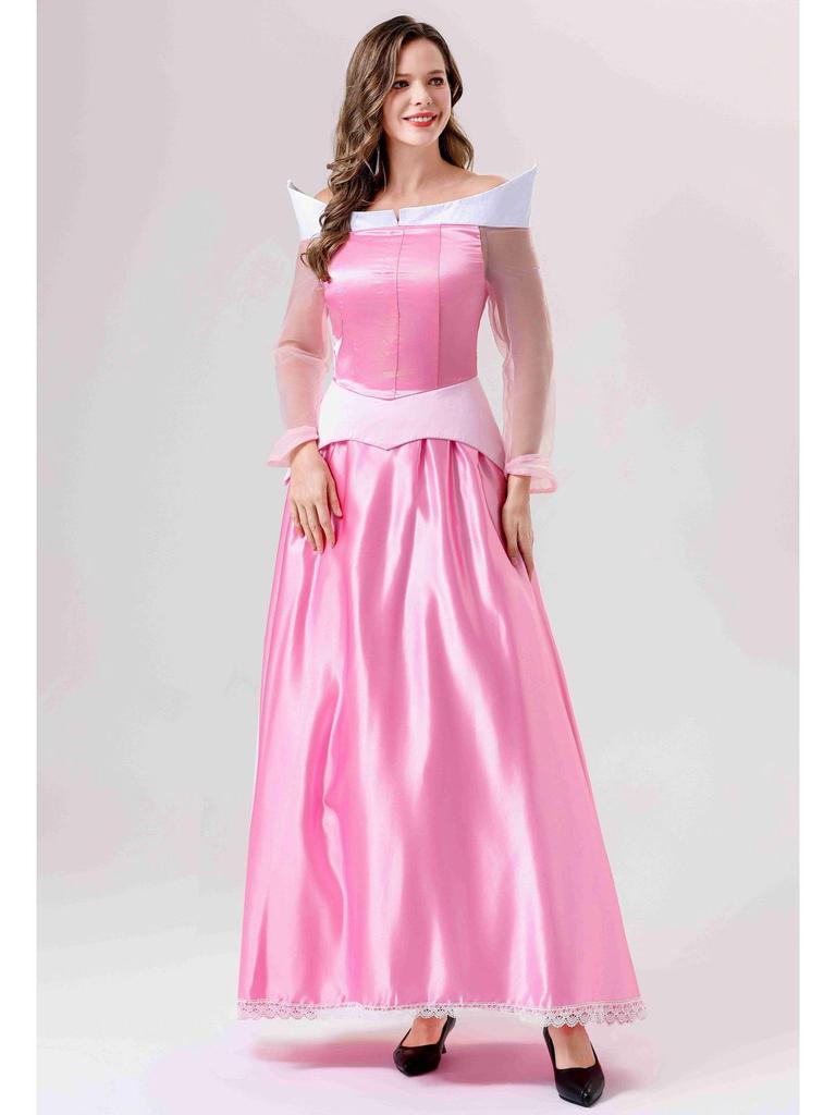 Costume da Cosplay da Principessa Aurora Bella Addormentata per Donna Adulta