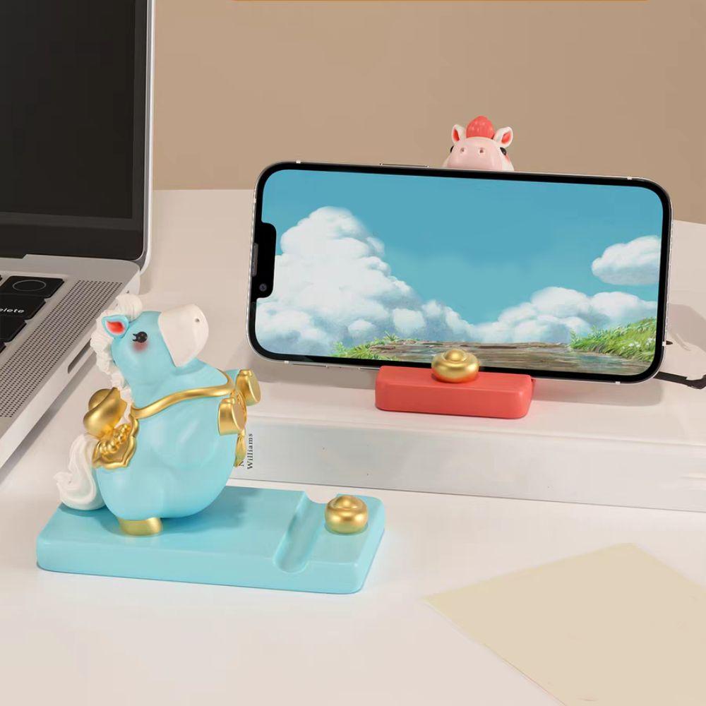 Horse Mascot Mobile Phone Stand Pony Shape Cell Phone Bracket  Phone Accessories
