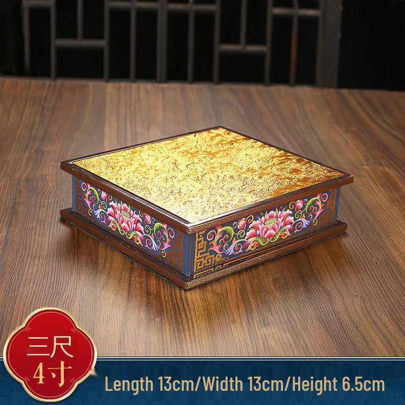 Guan Yin & Guan Gong Elevated Worship Stand for Buddhas & Gods Display