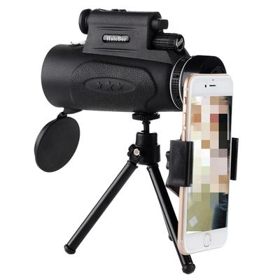 HaleBor Telescope Factory 100X90 Outdoor Single Tube Low Light Night Vision HD High Power Clip Phone Telescope