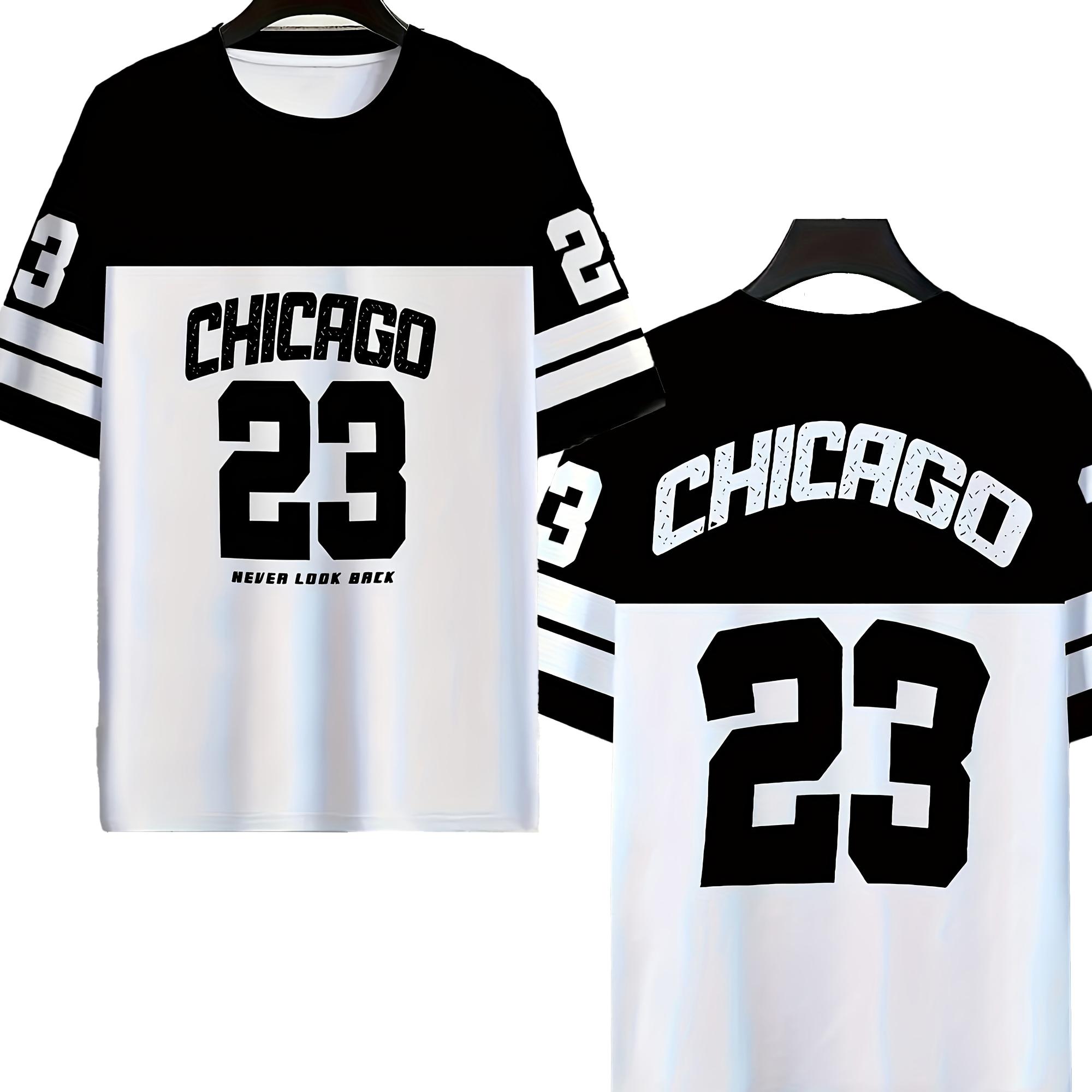 

Мужская черно-белая полосатая футболка с круглым вырезом и короткими рукавами, повседневная, универсальная 2XL