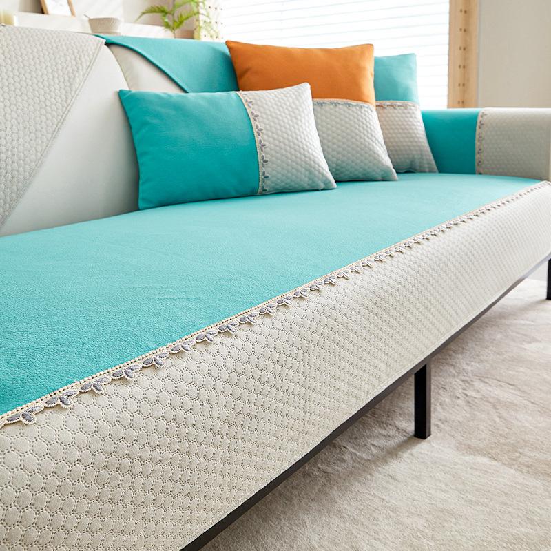 Waterproof Faux Leather Sofa Cushion Four Seasons Universal Non-Slip Seat Cushions Anti-Scratching Sofa Cover Cover Cloth