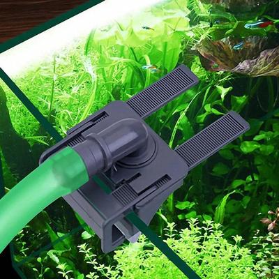 Kunststoffhalter Aquarium Fischtank Wasserrohrverbindung Fischtankhalter Wassereinlass und -auslass Ausziehbar Fischtankzubehör