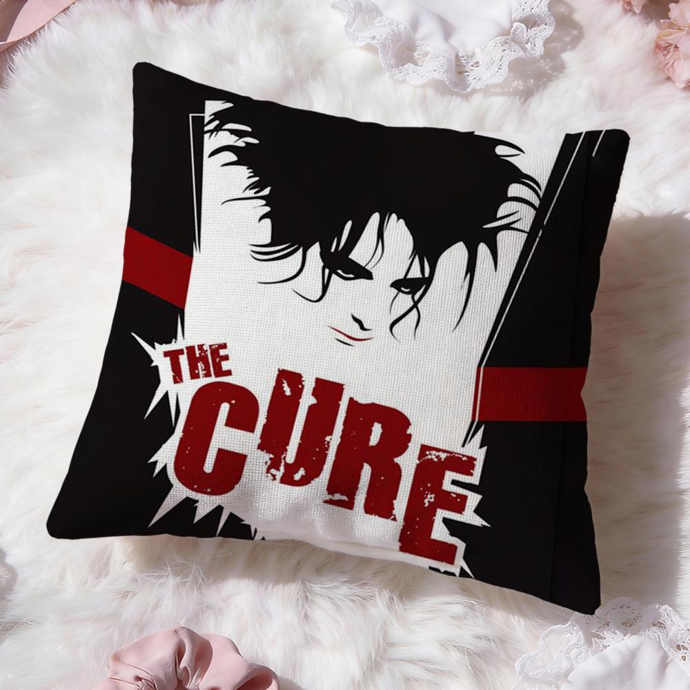 Rock Band The C-Cure Cushion Cover Premium Comfort Reversible Pillow Cove -Two in One Design for Any Room & Car Interior