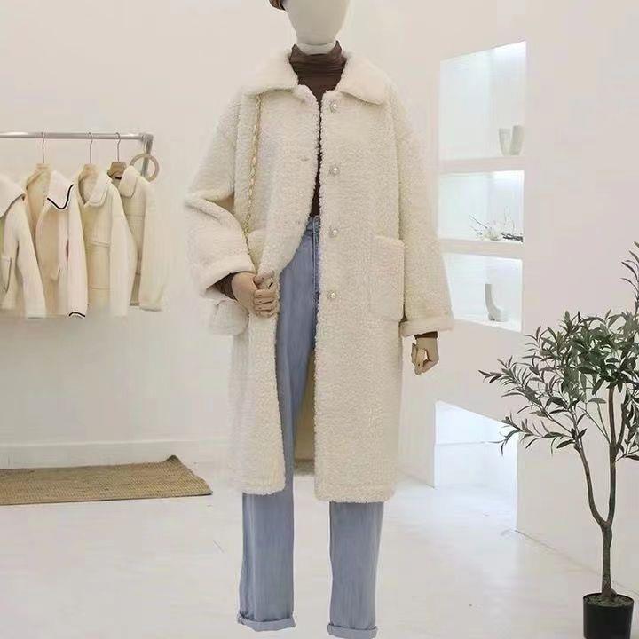 Meilade Korean Style Hooded Woolen Women s Winter Coat M