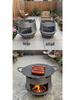 Thickened Cast Iron Firewood Stove - Multi-Use Heating & BBQ Stove