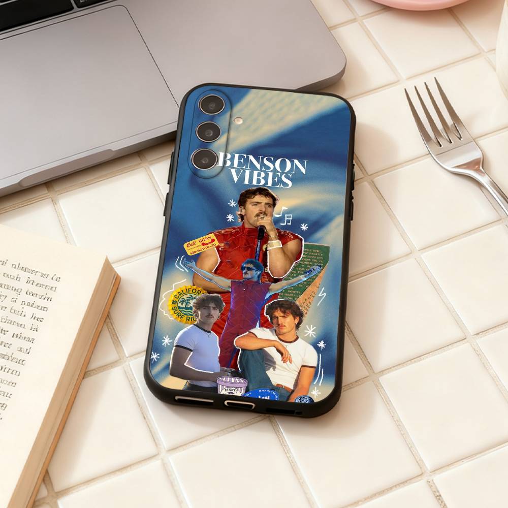 B-Benson Boone Singer phone Case For Samsung Galaxy A73,A72,A71,A70,A53,A52,A51,Others Soft Black Shell