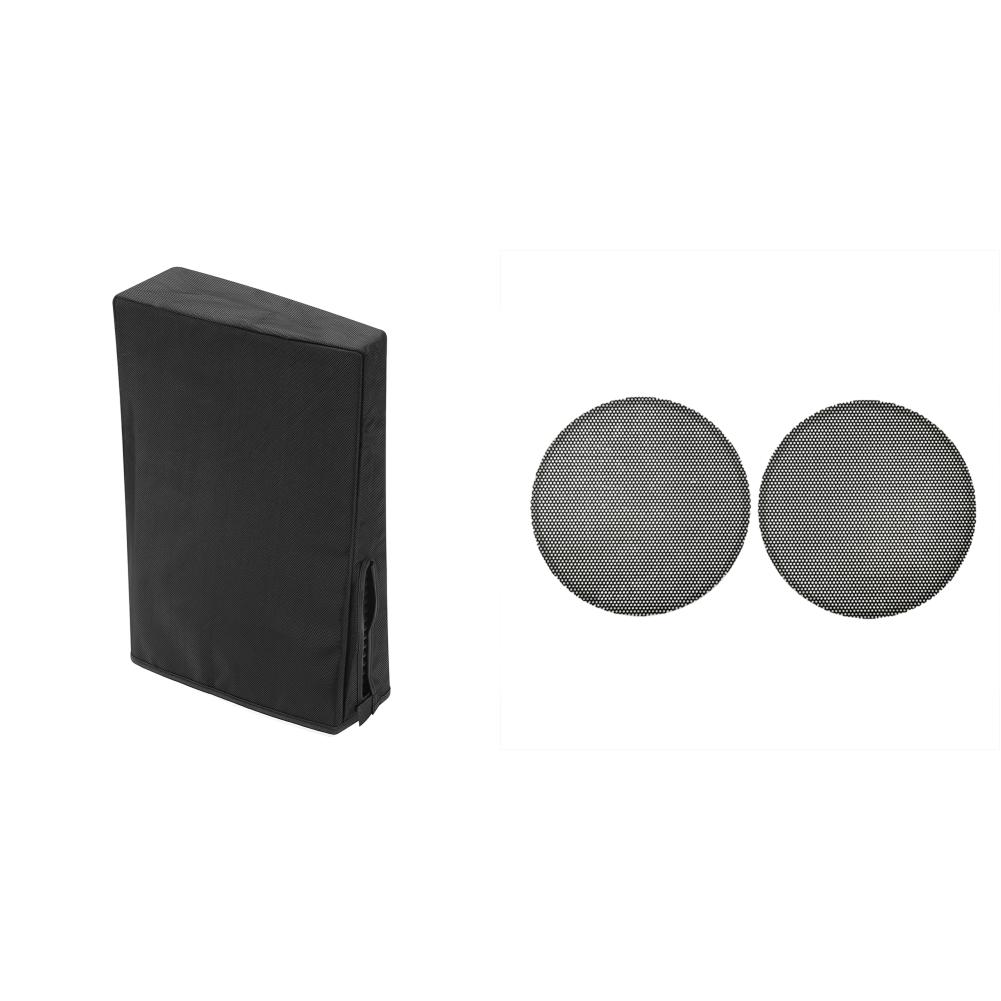 

- Пылезащитный чехол от царапин для тонкой консоли PS5(Черная Вертика