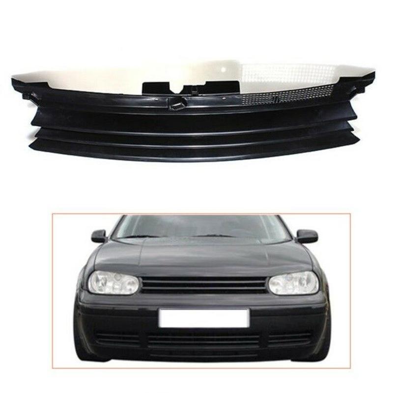 Black Car Grill Front Hood Grille For-VW Volkswagen GOLF 4 MK4 GTI R32 1997-2004 1J0853655G