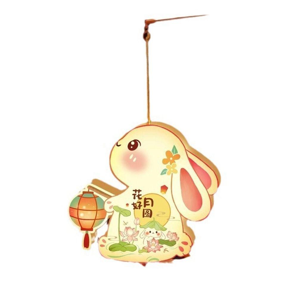 Chinese Middle Autumn Festival Lantern Waterproof Ancient Style Handheld Lantern  Cultural Event