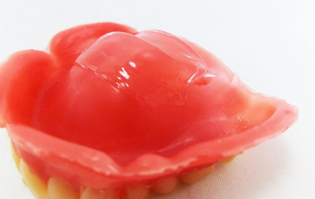 [Großpackung] Starker Halt Polster Klar Prothesenkleber (Für Voll- und Teilprothesen) 65g x 2 Packungen