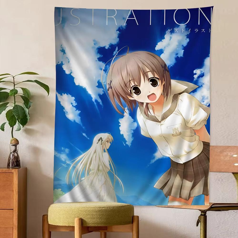 

Японское Аниме Касугано Сора Гобелен Настенный Тканевый Декор для Спальни Гостиной Дома Общежития Искусство Домашний Декор 29x37in