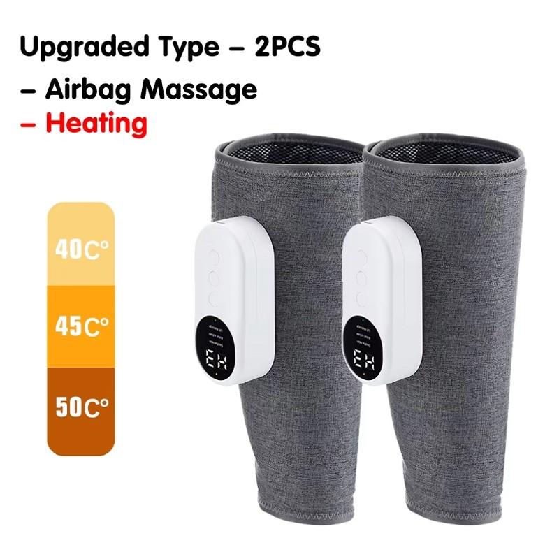 360° Electric Airbag Calf Massager 3 Modes Air Compression Leg Massage Machine Foot Calf Muscle Relaxation Therapy Equipment