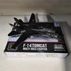 NEW F-14 Fighter 1/72 Scale 3D DIY Military Aircraft Model Black ABS Plastic Plane Collection Airplane Model Aviation Gift