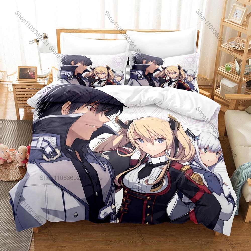Magic Demon School Art Printed Bedding Kit 3PCS Duvet Cover & 2 Pillow Covers Breathable Soft Linens Otaku Bedroom Ornament