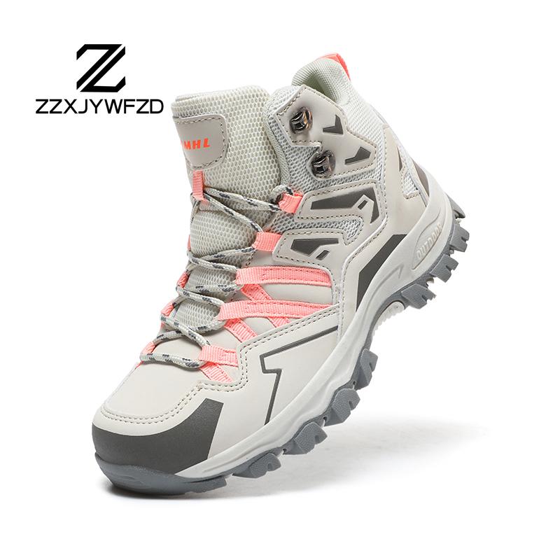 

2024 New Arrival Women Breathable Mountain Climbing Shoes Outdoor Boots Woman Men s Hiking Shoes Unisex Hiking Boots Waterproof 46 розовый