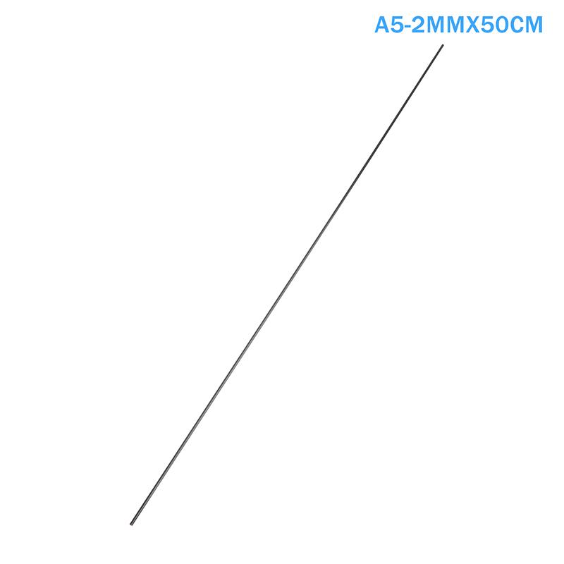Carbon Fiber Rod 0.5-8MM 500MM High Strength Lightweight Bar For Model Building Reinforcement Applications