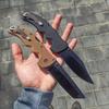 1piece Titanium Alloy Back Clip Folding Knife Pocket Back Clamps For Cld Steel Recn1 Folding Knife DIY Parts Accessories