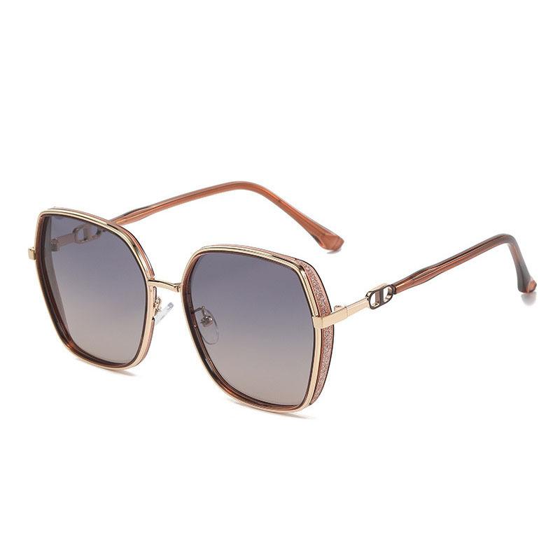 

Солнцезащитные очки без оправы для женщин, модные солнцезащитные очки для вождения, женские и мужские модные солнцезащитные очки с градиентными линзами, оттенки для женщин