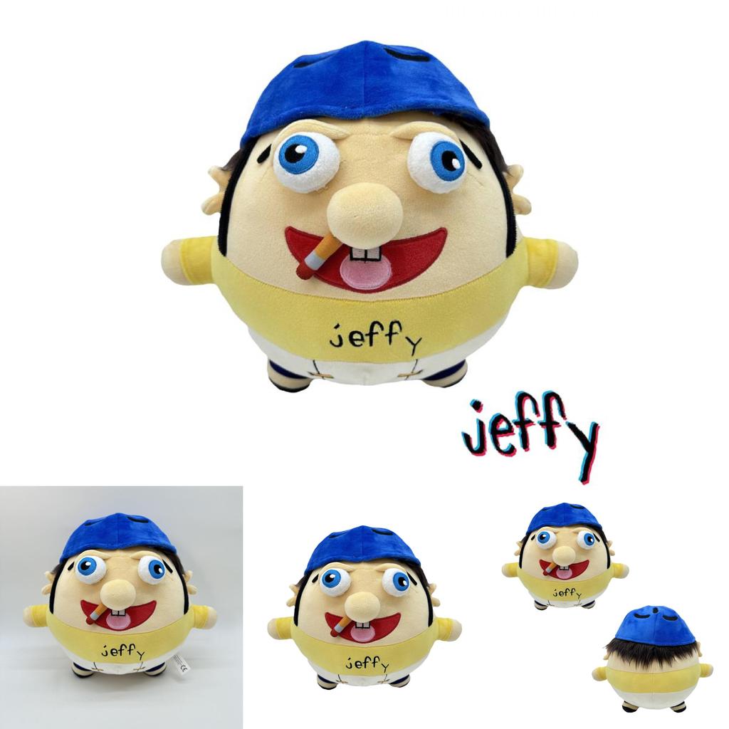 Thicc Jeffy Plush Soft And Cuddly Stuffed Animal Toy In Jeffy Color