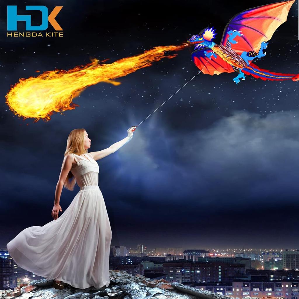 Pteranodon Kite, Ideal for Adults and Teens, Perfect for Beginners, Easy To Assemble and Operate, Includes Storage Bag, Perfect for Outdoor Leisure