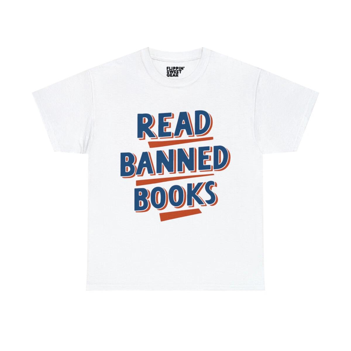 Read Banned Books Graphic Tee Shirt M