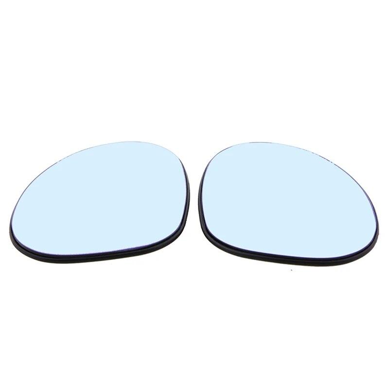 Rétroviseurs de voiture en verre avec chauffage, pour BMW série 1 E87 3 portes 2004 2005 2006 2007 2008 2009 2010 2011 bleu