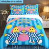Bananas In Pyjamas Klassisches 3-teiliges Bettwäscheset, Ideal für 1 Bettbezug und 2 Kissenbezüge, Perfekt als Geschenk für Fans, Ideal für Schlafzimmer, Wohnheim