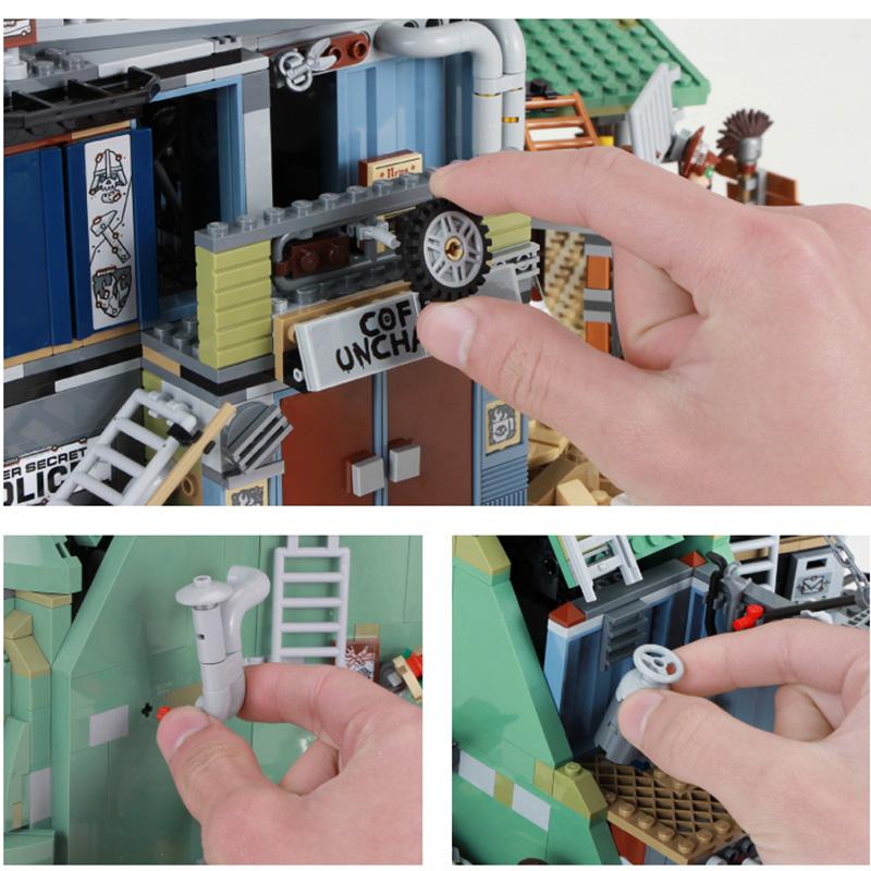 Display Moc Movie 2 Series Model Welcome To Apocalypseburg Compatible 70840 Building Blocks Bricks Toys Birthday Christmas Gift